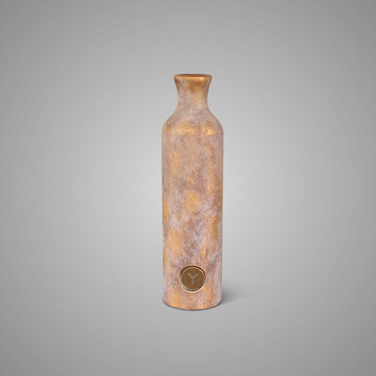 Bottle Tall with Neck Jewel S D.8 H.32